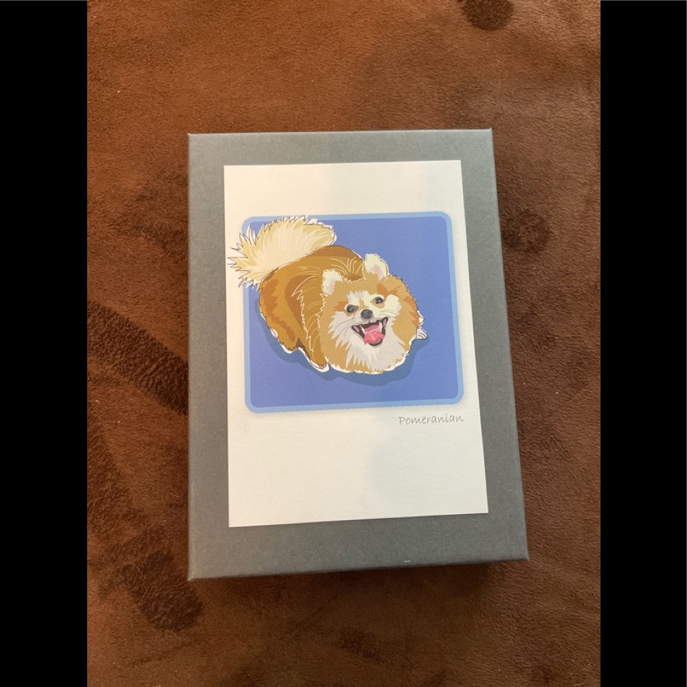Pomeranian note cards